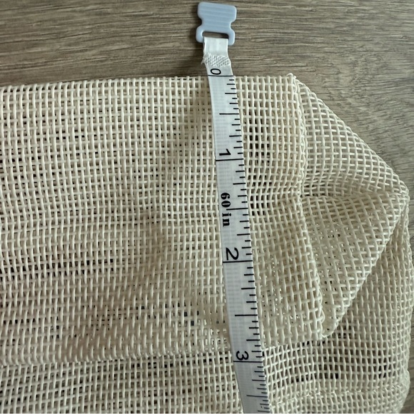 🆕 Dean & Deluca Hawaii Cream Limited Edition XS Mini Mesh Tote Bag with Strap